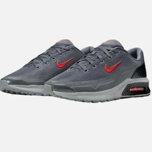 Nike Air Max Bia Smoke Grey Bright Crimson IF2624-002 Men's Size 11.5/Womens 13
